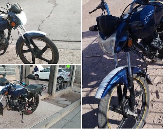 Roban motocicleta en pleno centro de la ciudad