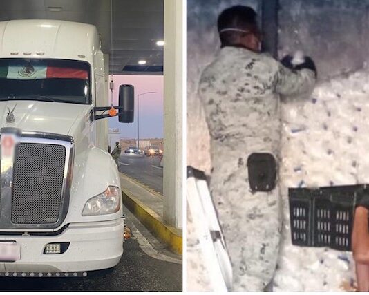 Transportaban cargamento de cocaína en doble fondo de un tráiler