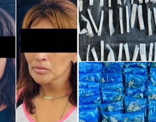 Detienen a dos mujeres con 132 envoltorios de droga