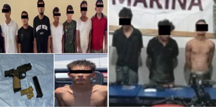 #Sonora Logra Marina detenciones y aseguramiento de armas y droga; operativos con resultados positivos en Navojoa, Cajeme y Empalme.