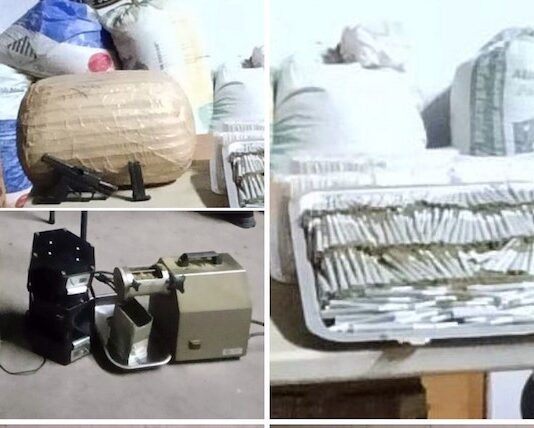 Aseguran droga, arma y equipo durante cateo en Hermosillo