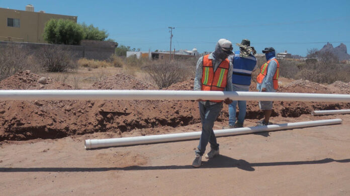 #Guaymas Arranca Ayuntamiento de Guaymas obra en sector Ranchitos San Carlos; para abatir el rezago en los servicios básicos y proveer el vital líquido a los ciudadanos e impulsar el desarrollo.