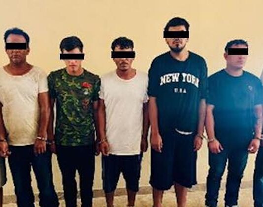 Siete acusados de secuestro y narcomenudeo