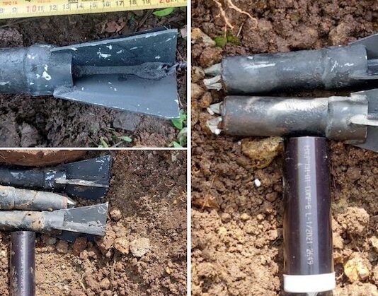 Hallan artefactos explosivos enterrados en Michoacán