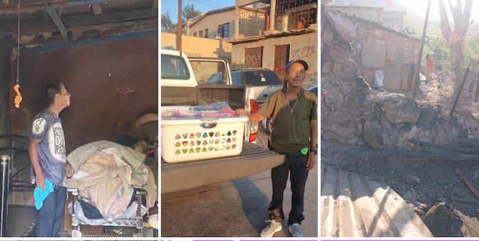 #Guaymas Beneficia Patronato de Bomberos a familias guaymenses; entregan despensas; recientemente se les incendió sus casas, en la Yucatán y sector Caliche.