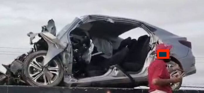 #Empalme Muere mujer en fuerte choque al sur de Empalme; percance ocurrido la madrugada de este sábado en el tramo carretero Tórim-Vícam.