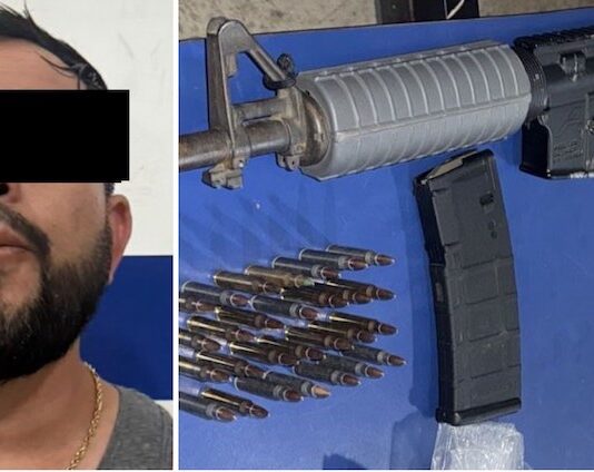 Detienen a hombre armado en Cajeme
