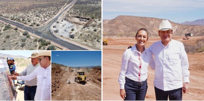 Gobernador Durazo detona turismo y conectividad con nuevas carreteras para consolidar la transformación de Sonora; los nuevos tramos Guaymas-Chihuahua y Bavispe-Nuevo Casas Grandes representan grandes obras en el estado.