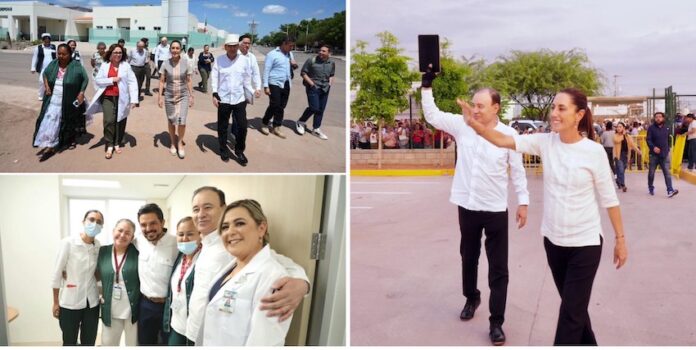 Gobernador Durazo y Presidenta Sheinbaum garantizan a familias sonorenses salud de calidad con infraestructura moderna; se avanza en la transformación del sector, para que las familias cuenten con atención integral y acceso a instalaciones modernas y equipadas.