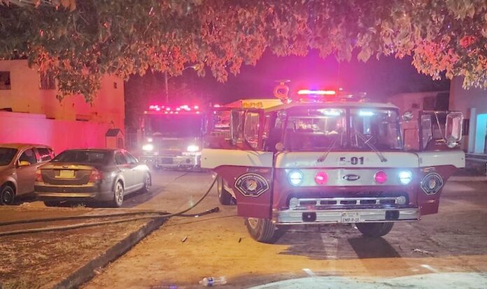 #Empalme Dos personas heridas en incendio de vivienda en Empalme; siniestro ocurrido anoche en el sector Caracol, de la colonia Infonavit Guadalupe.