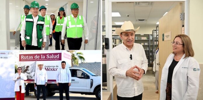 #Hermosillo Gobernador Durazo transforma Sonora con inversión en infraestructura hospitalaria y abasto de medicamentos; con inversiones históricas para la construcción del Hospital IMSS en Navojoa, y los que se encuentran en proceso en San Luis Río Colorado y Guaymas.