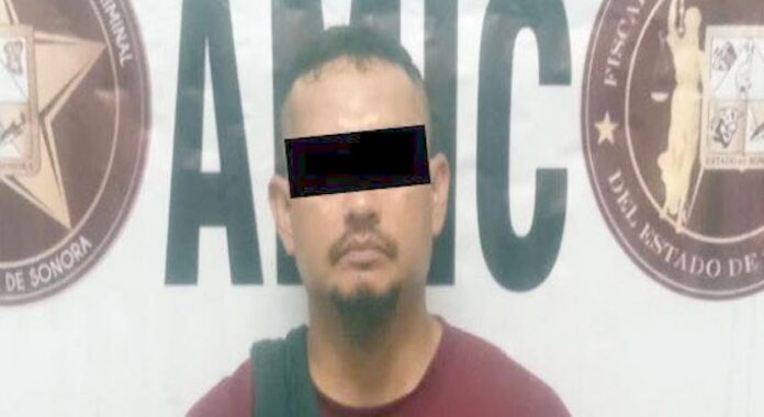 Acusado de violencia familiar e incumplimiento de obligaciones; se trata del vecino guaymense Fabián Raymundo “N”, de 36 años.