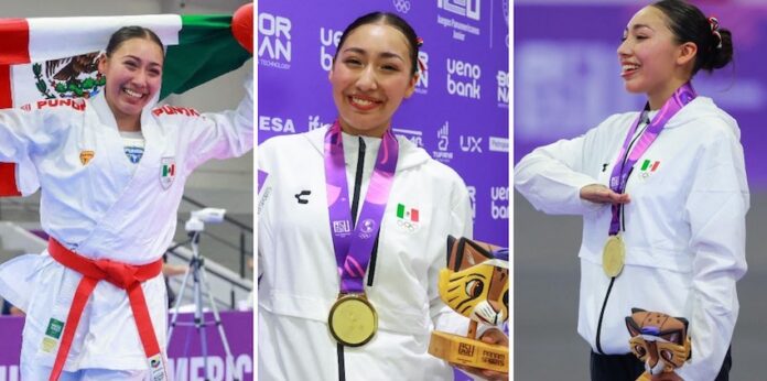 #Hermosillo El anhelo se hizo real; la karateca sonorense Ana Carolina Herrera cumplió su sueño dorado en los JPJ Asunción.