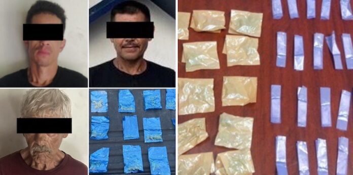 #Hermosillo Cuatro detenidos con droga; uno es menor de edad; resultado de operativos llevados a cabo en distintos sectores de Hermosillo.