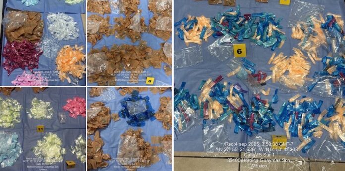 Capturan a sujeto con más de 3,700 dosis de droga; resultado de un cateo en vivienda en el poblado ‘La Atravesada’.