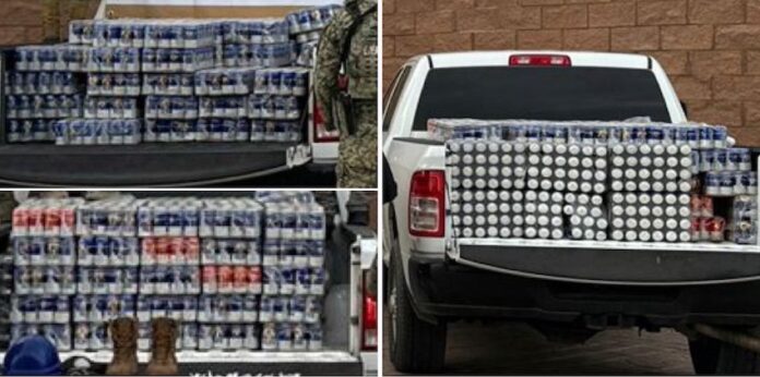 #SLRC Aseguran droga, cerveza, cigarros y equipo táctico en cateo; operativo judicial llevado a cabo en San Luis Río Colorado.