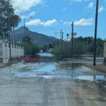 #Empalme  Kinder y primaria suspenden clases por inundación; subió bastante el nivel del agua por las fuertes lluvias del fin de semana.