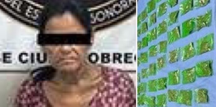 #Cajeme Capturan a mujer y aseguran droga; resultado de operativo conjunto llevado a cabo en Ciudad Obregón; la fémina detenida se llama Olivia ‘N’.