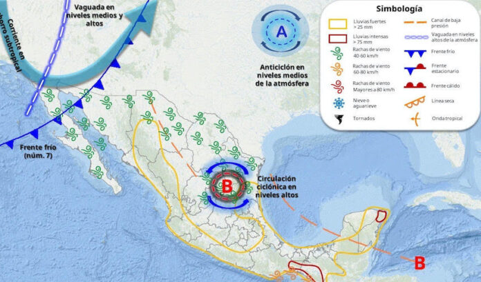 #Hermosillo Se esperan para hoy fuertes rachas de viento en Sonora; derivado del ingreso del frente frío núm. 7 sobre el noroeste de México, así como descenso de temperaturas, con amaneceres muy frescos.