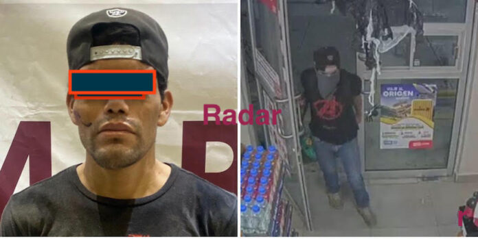 #Guaymas Cae asaltante de tienda Oxxo; andaba armado; el negocio afectado se ubica en la calle 13 y avenida Serdán, sector centro de Guaymas.