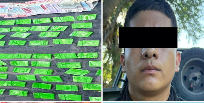 #Cajeme Detenido en posesión de droga; se trata del joven Johan “N”, de 18 años, sorprendido con 50 dosis, en Cajeme.