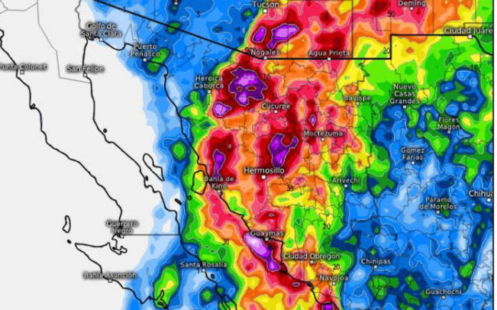 #Hermosillo Alertan por posibles lluvias intensas por “Priscilla”, en Sonora; las precipitaciones más importantes se presentarían hacia el fin de semana por los desprendimientos nubosos del ciclón tropical.