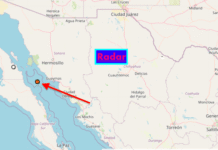 Temblor de 4.1 anoche frente a las costas de Guaymas