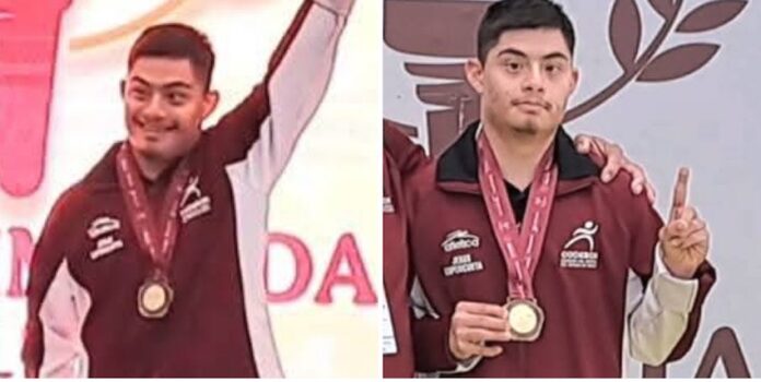 #Aguascalientes Gana medalla de oro el guaymense Jesús Espericueta, en salto de longitud; logra poner en alto el nombre de Sonora en los Paranacionales CONADE 2025.