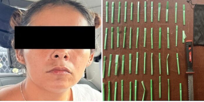 #Hermosillo Detienen a mujer en posesión de envoltorios de droga; se trata de Julia “N”, de 25 años de edad, de Hermosillo.