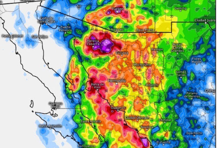 #Hermosillo Por ‘Priscilla’ se esperan lluvias en Sonora; nuevo frente frío estará generando un descenso en las temperaturas, dejando amaneceres frescos en región montañosa del norte.