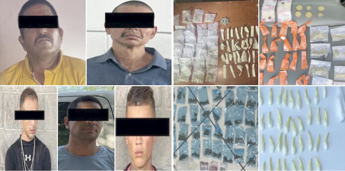 #Hermosillo Aseguran a varias personas con drogas durante operativos; fueron llevados a cabo en distintas colonias de Hermosillo.