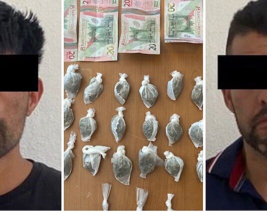 Detienen a personas con droga y equipo de comunicación en Nogales