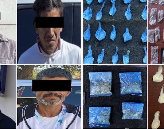 Capturan a cinco sujetos por posesión de droga en Hermosillo