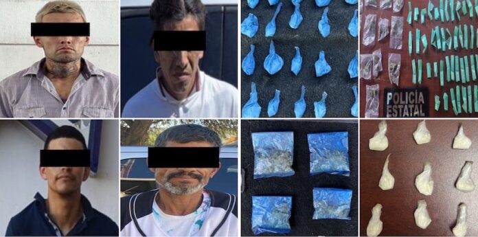 #Hermosillo Capturan a cinco sujetos por posesión de droga en Hermosillo; fueron sorprendidos en operativos llevados a cabo en distintos sectores de la ciudad.