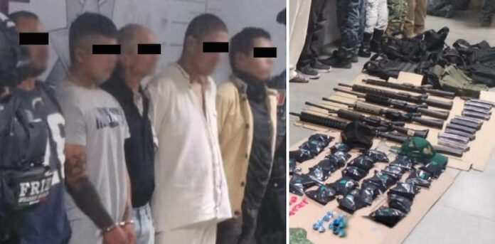 #Nacional Cae jefe de plaza de grupo delictivo; capturan a otras 10 personas más, con material bélico.