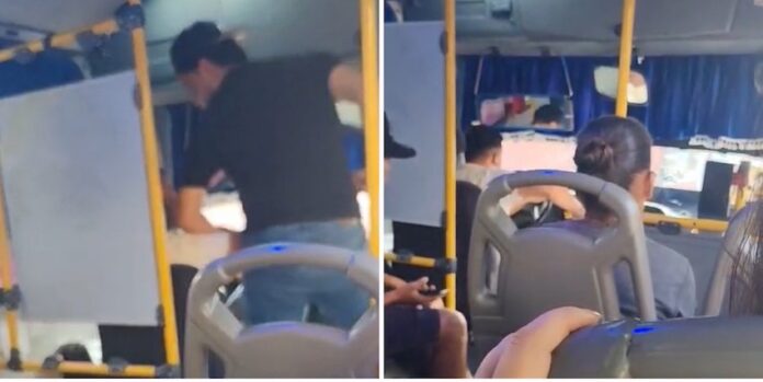 Camionero ataca a golpes a chofer de otra ruta; los hechos ocurrieron en pleno centro de la ciudad, delante de los pasajeros.