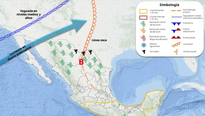 #Hermosillo Para hoy temperaturas de frías a frescos, en la sierra; con valores por debajo de los 10 grados centígrados.