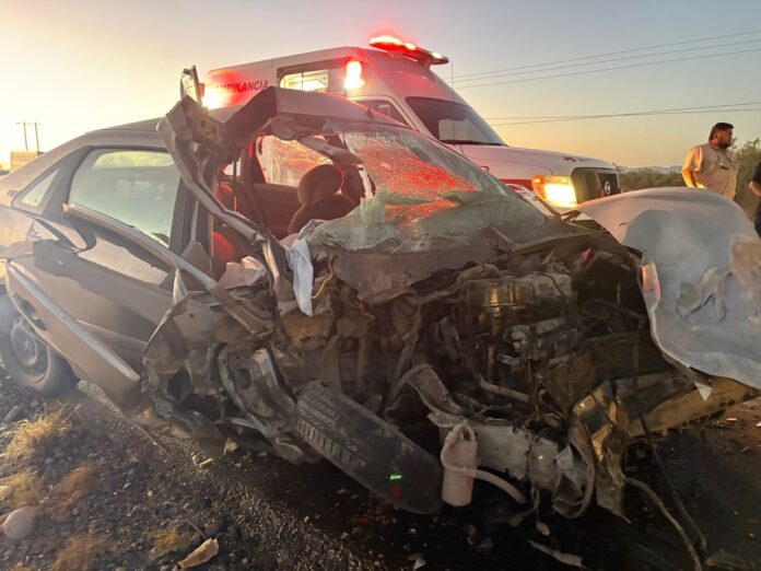 #Caborca Fuerte choque deja persona sin vida y siete más lesionadas; ocurrió en la carretera de Caborca a la ‘Y’ Griega.