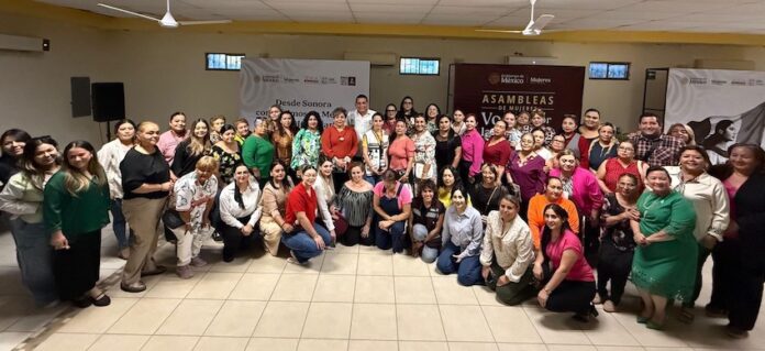 #Empalme  Empalme se une a las Asambleas de Mujeres “Voces por Igualdad y Contra las Violencias”; atendiendo la convocatoria de la presidenta Claudia Sheinbaum, este viernes se llevó a cabo en esta ciudad