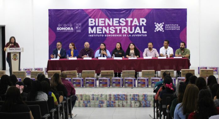 #Puerto Peñasco  Promueven bienestar y equidad con entrega de botiquines menstruales en instituciones educativas; en coordinación el Instituto Sonorense de la juventud y el Instituto Municipal de la Juventud.