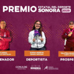 #Hermosillo  Sofía Ibarra y Ricardo Campillo son elegidos ganadores del Premio Estatal del Deporte 2025; la joven de tiro deportivo y el estratega de karate lideraron las categorías de Atleta y Entrenador; Yaliztia Carrillo quedó como prospecto.
