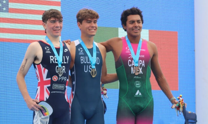 #Hermosillo  Dylan Campa logra bronce en la Copa Premium de Triatlón en Chile; el sonorense llegó en la tercera posición para subirse al último escalón del pódium en ese certamen que es parte del circuito de la Copa Américas.