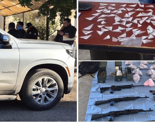 Detienen a joven en posesión de armamento y droga