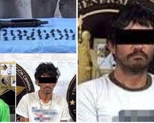 Tres detenidos con droga y arma de fuego