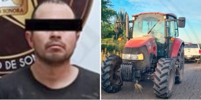 #Cajeme Detenido por robo de maquinaria agrícola en el valle del yaqui; se trata de Juan Manuel “N”, de 36 años, alias