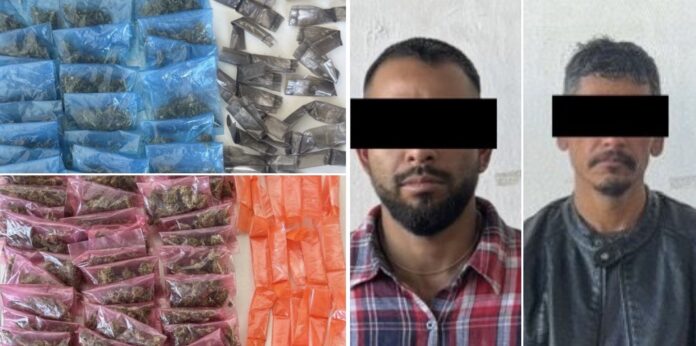 #Hermosillo Incautan más de 200 dosis de droga en acciones contra el narcomenudeo en Hermosillo; reportan la captura de dos sujetos, en distintos sectores de la ciudad.