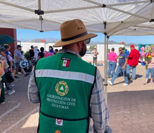 Mantiene Ayuntamiento de Guaymas operativo de vigilancia en panteones
