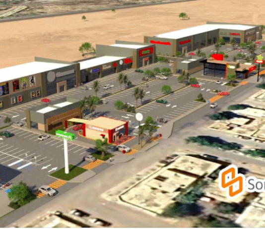 Continúa firme la construcción de Plaza Comercial en ex talleres del Ferrocarril