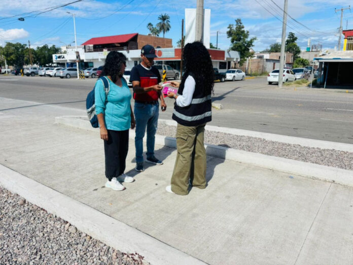 #Hermosillo Difunden programas y servicios para prevenir delitos en Guaymas y Empalme; realizan operativo informativo en calles, hogares y comercios, en ambos municipios.