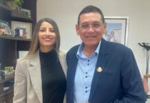 Alcalde Luis Fuentes sigue tocando puertas ante el Gobierno del Estado; se reúne con Paulina Ocaña